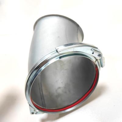 China Anillo de cierre galvanizado sumergido caliente de la abrazadera de banda de V 80-600m m en venta