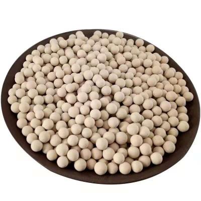 China Desiccant Round Yellow Limestone Zeolite Molecular Sieve Adsorbent for Industrial Drying for sale