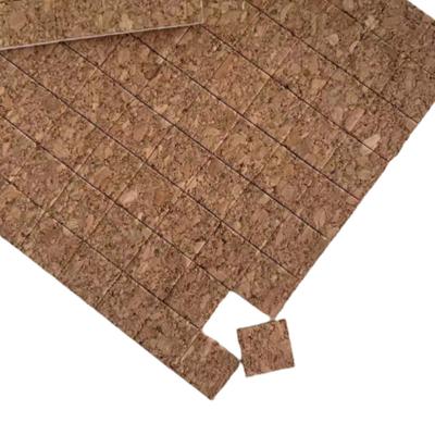 China Modern Design Square Composition Cork Gasket Wooden Distance Cork Protector Pads for sale