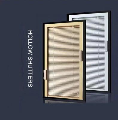 China Modern Design Style Mineral Shutters Window with Easy Installation and Magnetic Control for sale