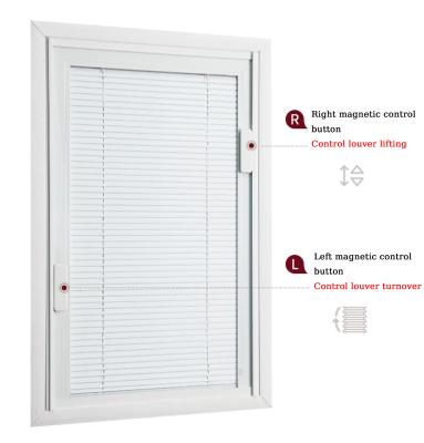 China 0.18mm Blade Thickness Mineral Blinds Kit for Tilt and Turn Glass Insulated Glass Units for sale