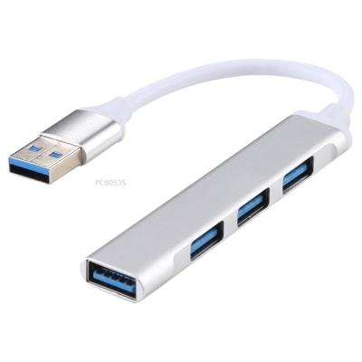 China A-809 4 x USB Stable Hot Selling External HUB 3.0 4 Port Splitter with MICR USB Charge for Laptop Computer for sale