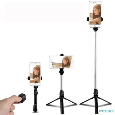 China Mobile Phone Drop Shipping XT10 Live Broadcast BT Selfie Stick Selftimer Pole Multifunctional Mobile Remote Tripod for sale