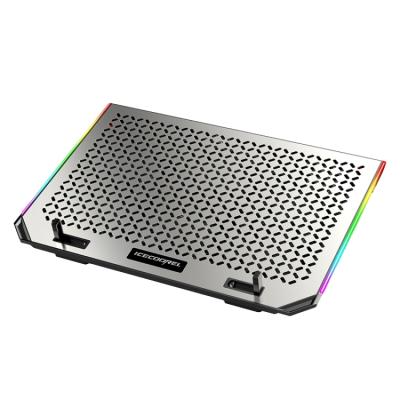 China Original ICE COOREL USB Protective Laptop RGB Six-Core Computer Radiator Metal Base Plastic Cooling Bracket for sale