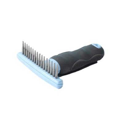 China Viable Dog and Cat Fur Hair Remover Grooming Deshedding Blade Brush Comb Brush for Dog and Cat Removes Undercoat Tangled Hair for sale