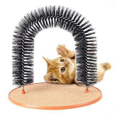 China Sustainable Arch Thick Pet Supplies Scrubbing Device Pet Hair Removing Brush for sale