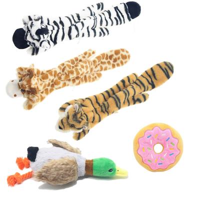 China 2021 Hot Sale 5 Pcs Amazon Dogs Lovely Dog Stuffed Animal Squeaky Pet Supplies Collapsible Shell Shaped Toy Chew For Pet for sale