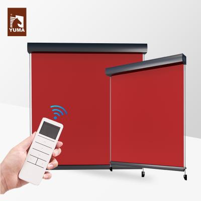 China Modern Steel-Wire Track Guide Surface Roller Blinds Motorized, Zip Track Blinds en venta