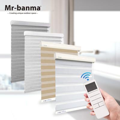 China Blackout/Semi-blackout Blackout Zebra Indoor Day and Night Zebra Fabric Roller Blind Shade Cloth for sale