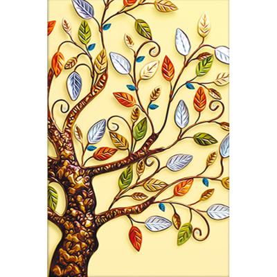 China Waterproof+ECO-Friendly Beautiful Professional Factory Diy Golden Tree Pattern Canvas Diamond Painting for sale