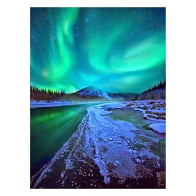 China Waterproof+ECO-Friendly hot sale environment friendly diy adult diamond painting 5d diamond painting northern lights for sale