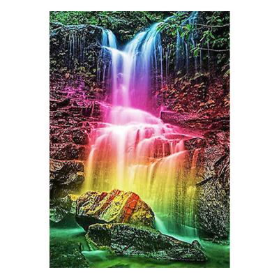 China Waterproof+ECO-Friendly Newcomers Digital Printing Living Room 5d Landscape Diamond Painting Waterfall for sale