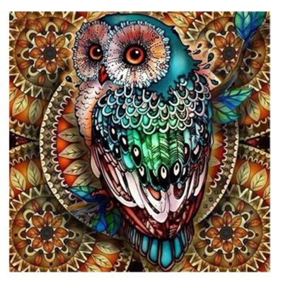 China Waterproof+ECO-Friendly Manufacturer Professional Fashion 5d Diamond Painting Colorful Owl for sale