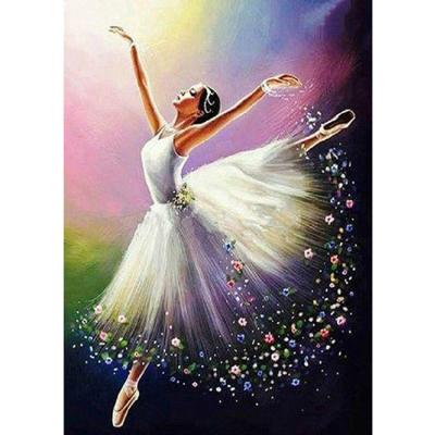 China Waterproof+ECO-Friendly Promotional Products Waterproof Diamond Painting 5D Dance Ballerina for sale