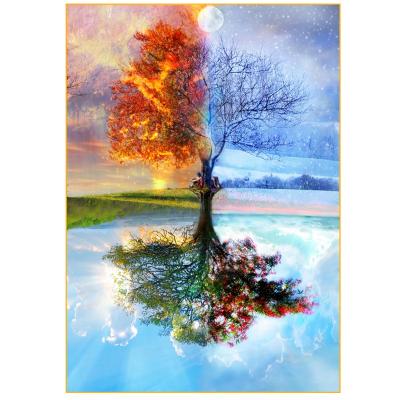 China Waterproof+ECO-Friendly Home Decorations Fashion Artwork Kid Diy Adult Square Diamond Dot Painting for sale