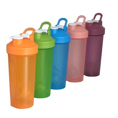 China Modern Sport Gym Logo Spice Fitness BPA FREE Plastic Custom Protein Shaker Bottle for sale