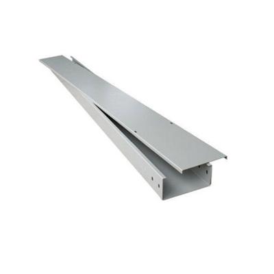 China Custom Aluminum Rack System OEM Network Cable Trunking Metal Cover Channels Fittings for sale