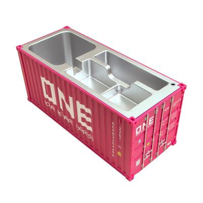 China House. Desk. Best Selling School 1:30 Shipping Container Model Pen Name Card Holder Simulated Container Model For Business Gift for sale