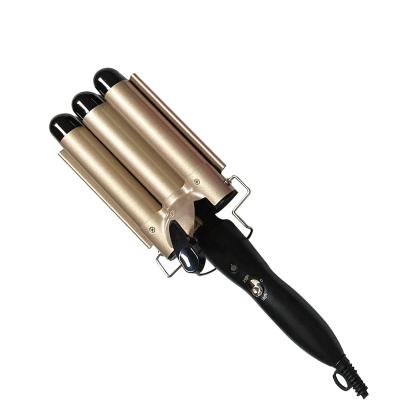 China Hair Curler Styler Maker 3 in 1 Water Deep Auto Wave Curling Iron Hair Curler Curling Iron Small Splin Large for sale