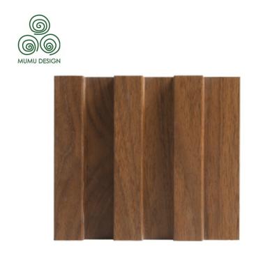 China Craftsman Wood Acoustic Slat Soundproof Panel Natural Composite Grooved Wood Paneling For Walls Price for sale