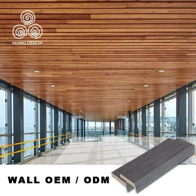 China New Artistic Ceilings MUMU Design Decorative Wall Panel, Decorative Interior Wood Cladding Sheet, PVC Ceiling Panel for sale