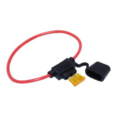 China LOW VOLTAGE 18 Gauge Inline Automotive Fuse Holder ATC/ATO Blade Fuse Holder With Standard Car Fuses for sale