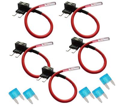 China LOW VOLTAGE 12V Car Add Circuit Fuse Tap Adapter , Mini ATM APM Blade Fuse Holder for sale