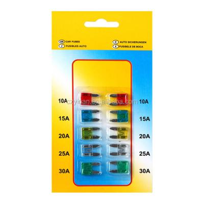 China 10pcs LOW VOLTAGE fuse set with blister card for sale