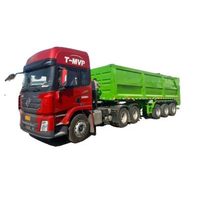 China New Convenient New Convenient Conveyor Belt Automatic Unloading Dump Truck Truck Trailer Crawler Dump Truck Semi Trailer for sale