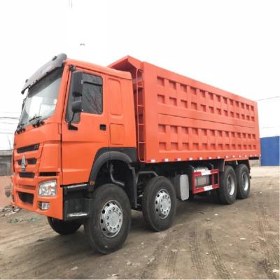 China Hot New China HOWO-N7 8x4 Heavy Duty Truck Selling 50 Tons African Low Price HOWO Dump Truck 8x4 Dump Truck 10750*2550*3450mm for sale