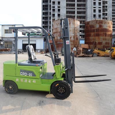 China 2 Ton Load Capacity Electric Outdoor Forklift Compact Design Easy Maneuverability All Terrain Electric Forklift for sale