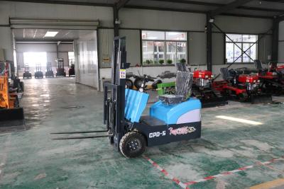 China 1 Ton Three Wheel Electric Forklift 3-6 Meters , Rated Voltage 60V No-Load Speed 13 Km/H for sale