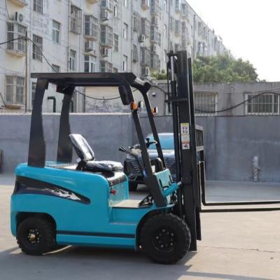 Chine électrique 2 tonnes élévateur électrique compact hauteur 3-6m pneu solide 1,2 mètres longueur de la fourchette régulateur CA à vendre