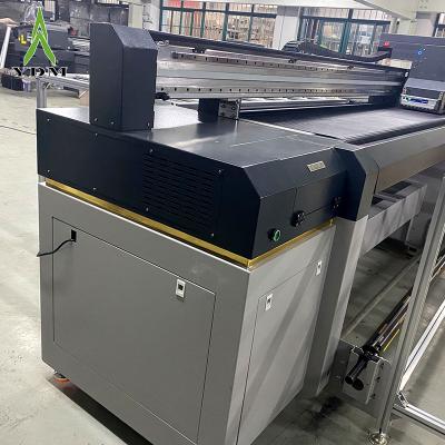 China Shops D2000 1.8m UV Hybrid Printer Flatbed UV Led Roll To Roll Printing Machine Printing for sale