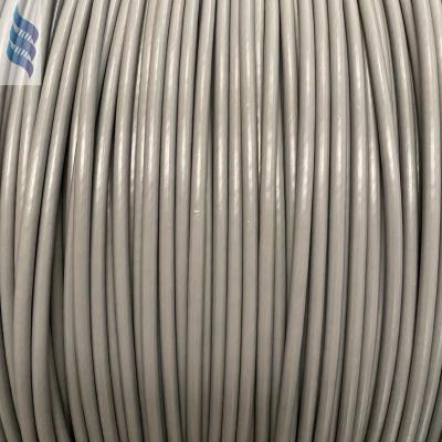 China Farms 6-8mm PP Coated Galvanized Steel Wire Rope For Animal Husbandry Equipment Rope for sale