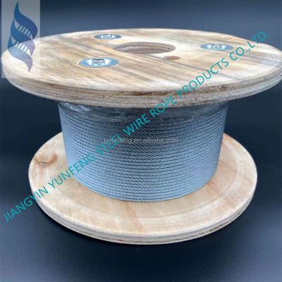 China Hot Dip Galvanized Galvanized Steel Wire Rope 7*19-4mm for sale