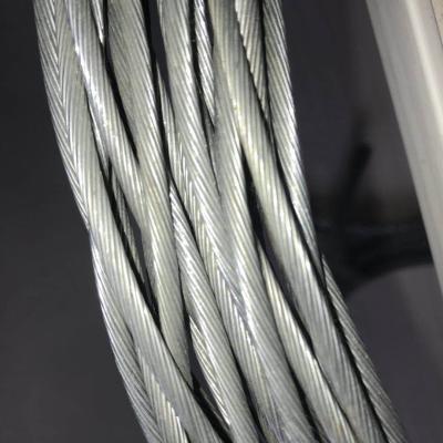 China Rope Good Quality Galvanized Steel Wire Rope Anti-kinking Braided Cable 12x19 13mm for sale