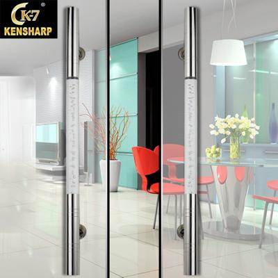 Cina Crystal door push pull handle set for glass door door handles luxury in vendita