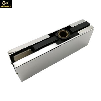 China KS-M20  Glass Stainless Steel Long Top Patch Fitting With Aluminum Alloy Body en venta