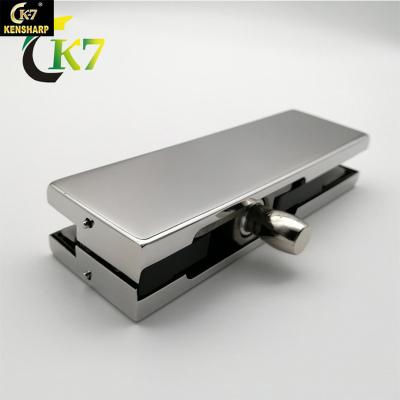 China KS-M30  Glass Stainless Steel Long Top Patch Fitting With Aluminum Alloy Body en venta