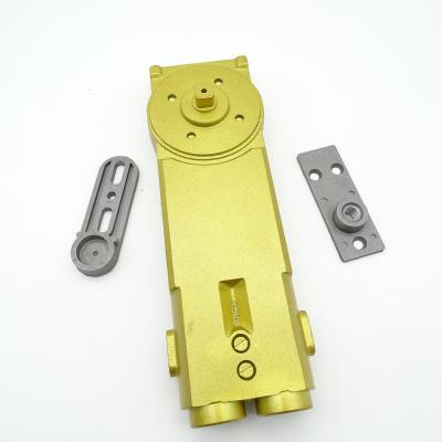 China Safety Casting Iron Spring Heavy Duty 120Kg Top Bottom Pivot Hinge Wooden Door for sale