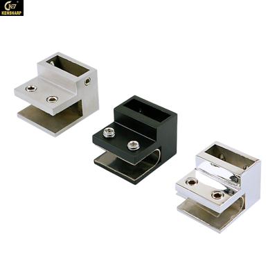 China Stainless Steel Glass Clip Glass Clamp Connector Square Tube Connector 10x30mm Two Way Shower Sliding Door Hardware Accessories for sale