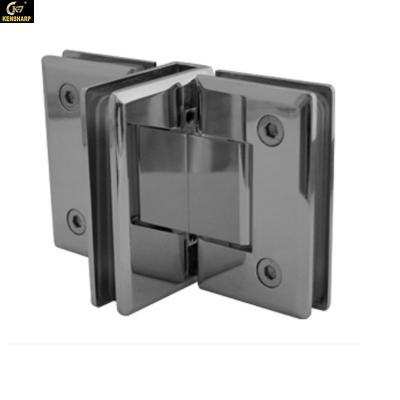 China Oem Glass Pivot Door Hinge Sus 304 Clamp Hinged Zinc Alloy Adjustable Shower Clamp Square T Type Shower Hinge For Bathroom for sale