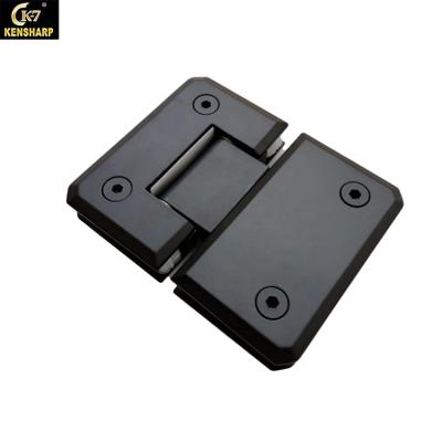 China Performance-Price Ratio full cast glass shower door pivot swinging door floor matte black shower door Hinges for sale