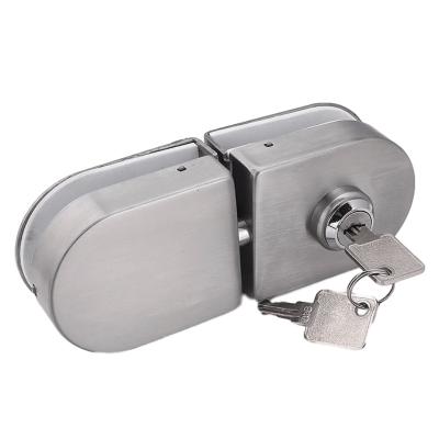 China Sliding Security No Holes Lock For Tempered Glass Door zu verkaufen