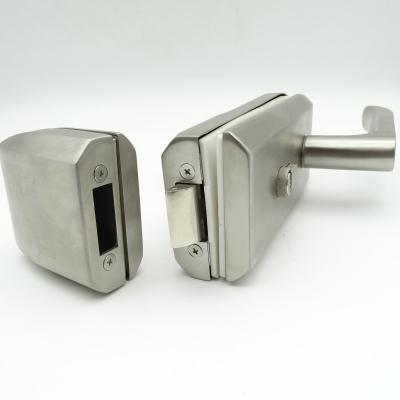 China China manufacture Discount double sided key bathroom glass door lock With Pull Knob Te koop