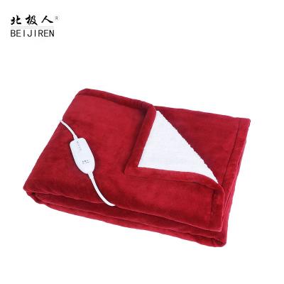 China Folded 2021 New Throw Blankets With 4 Heated Throw Blanket Electrical Adjustable Settings 10h Timer for sale