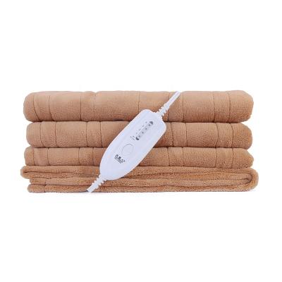 China 2021 High Quality Soft Heated Electric Blanket 72*84 Fire Retardant Spray With ETL/CETL for sale