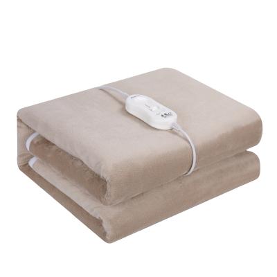 China Certified Machine Washable Safe Electric Small Anti-pilling Blanket For Single Bed for sale