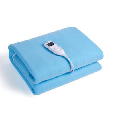 China Electric Flame Retardant Luxury Soft Plush Washable Fleece Under Blanket for sale